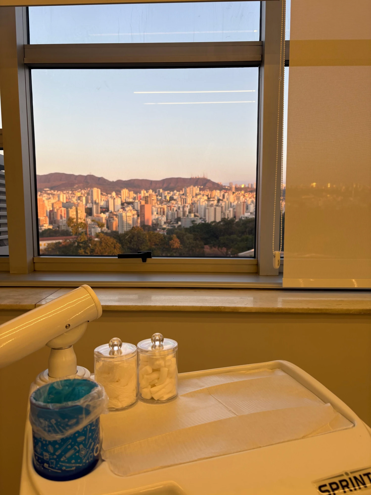 Vista de Belo Horizonte a partir do consultório da Dra. Isadora Jardim